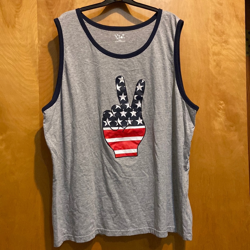 NWOT Men’s XXL Peace in America Tank Top~Brand New Tag Removed